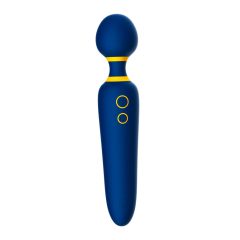   ROMP Flip Wand - nabíjecí, vodotěsný masážní vibrátor (modrý)