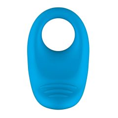   ROMP Juke - nabíjecí, vodotěsný kroužek na penis (modrý)