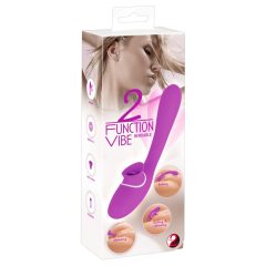   You2Toys - 2-Function Vibe - nabíjecí, ohebný vibrátor na klitoris a vagínu (růžový)