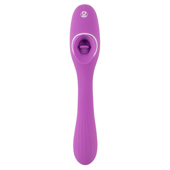 You2Toys - 2-Function Vibe - nabíjecí, ohebný vibrátor na klitoris a vagínu (růžový)