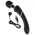 Cleopatra Wand - masážní vibrátor s akumulátorem - voděodolný - černý
