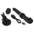 You2Toys - automatický thrusting vibrátor - dobíjecí - černý