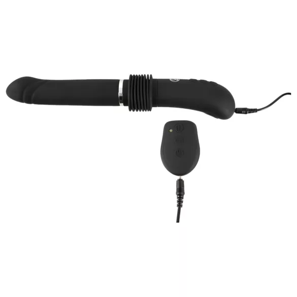 You2Toys - automatický thrusting vibrátor - dobíjecí - černý