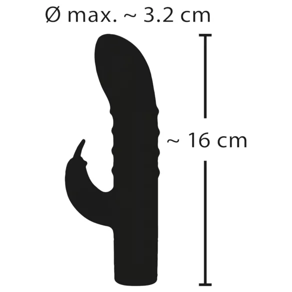 You2Toys - Rabbit Vibe - akumulátorový vibrátor na bod G s klitorálním raménkem (fialový)