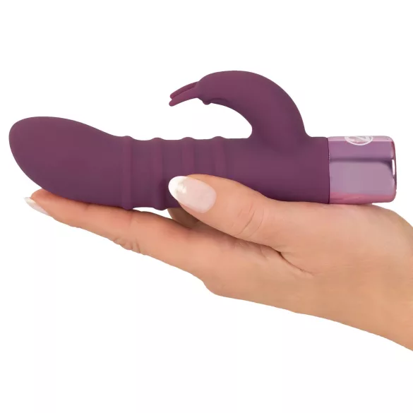You2Toys - Rabbit Vibe - akumulátorový vibrátor na bod G s klitorálním raménkem (fialový)
