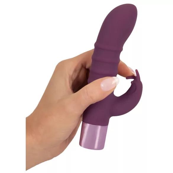 You2Toys - Rabbit Vibe - akumulátorový vibrátor na bod G s klitorálním raménkem (fialový)