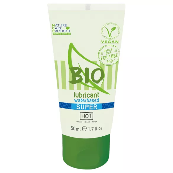 HOT Bio Super - veganský lubrikační gel na vodní bázi - 50 ml