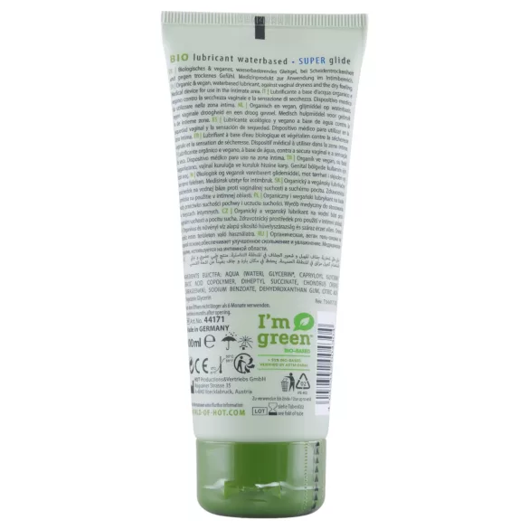 HOT - lubrikant na vodní bázi - veganský - 100 ml