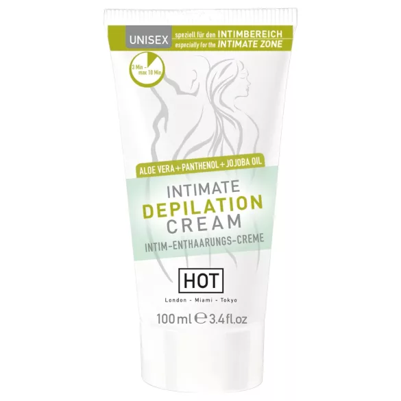 HOT Intimate - intim depilační krém se špachtlí - 100 ml