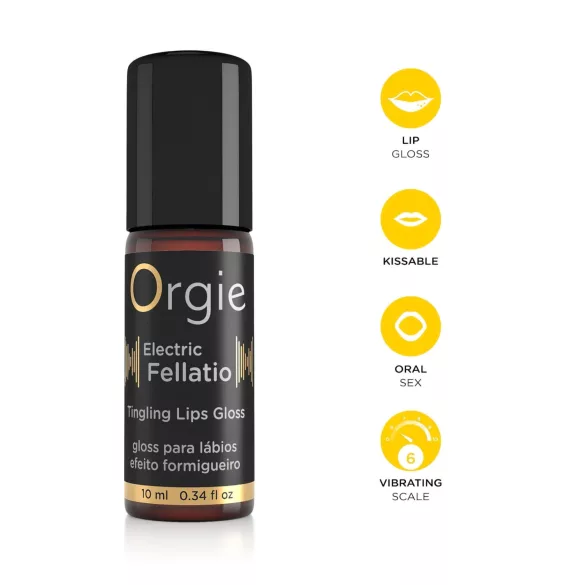 Orgie Electric Fellation - brnivý lesk na rty (10 ml)