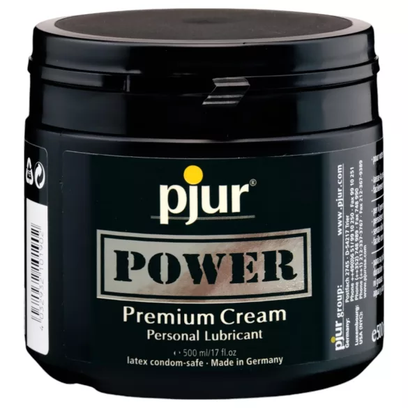 Pjur Power - lubrikační krém - prémiový - 500 ml