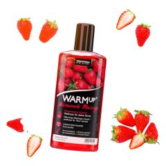  JoyDivision WARMup - Hřejivý masážní olej - jahoda (150 ml)