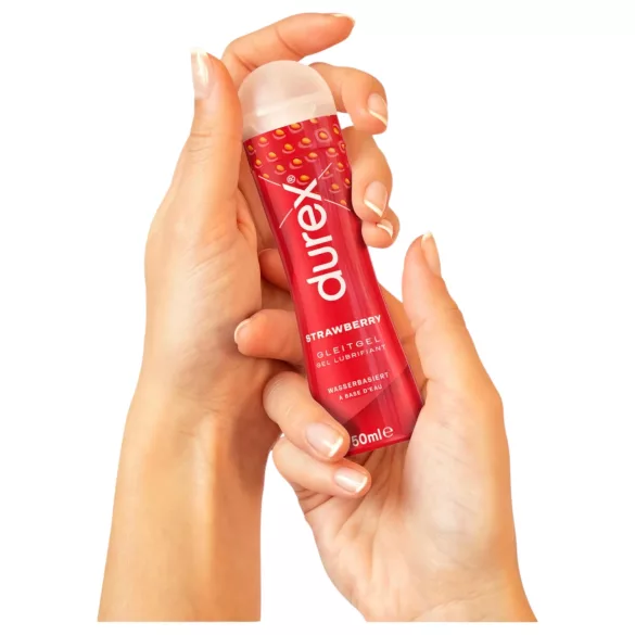 Durex Strawberry - lubrikant s příchutí jahody - 50 ml