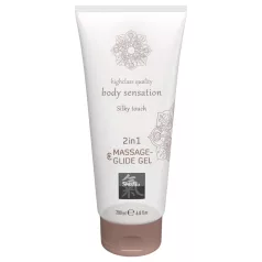   Shiatsu - masážní gel a lubrikant - hedvábný pocit - 200 ml