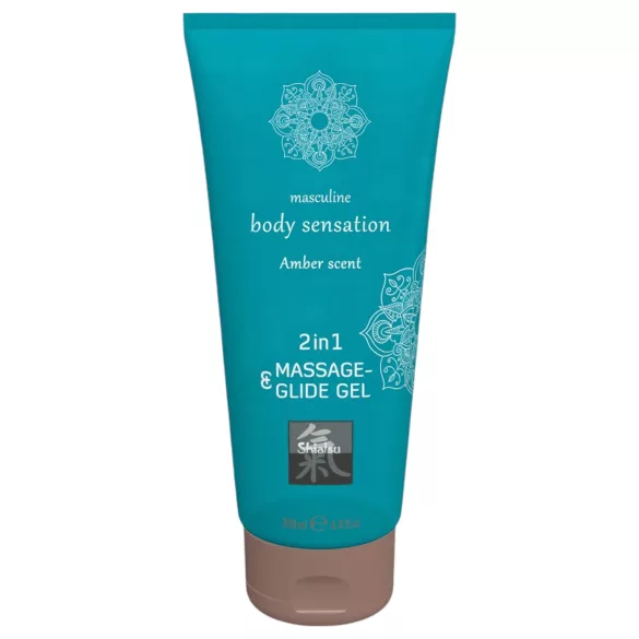 Shiatsu - masážní lubrikant - jantaru vůně - 200ml