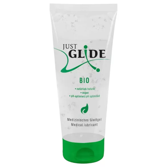 Just Glide Bio - lubrikační gel na vodní bázi - veganský - 50 ml - 200ml