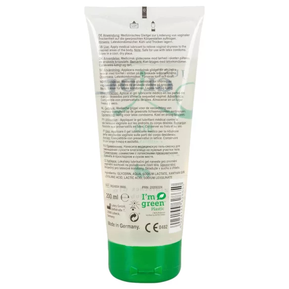 Just Glide Bio - lubrikační gel na vodní bázi - veganský - 50 ml - 200ml