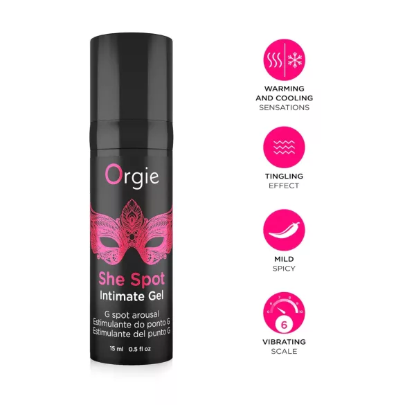Orgie - stimulační sérum na G-bod - 15 ml