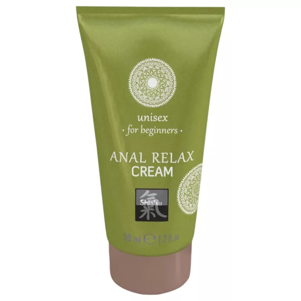 HOT Shiatsu - anální relaxační krém - lubrikační krém - 50 ml