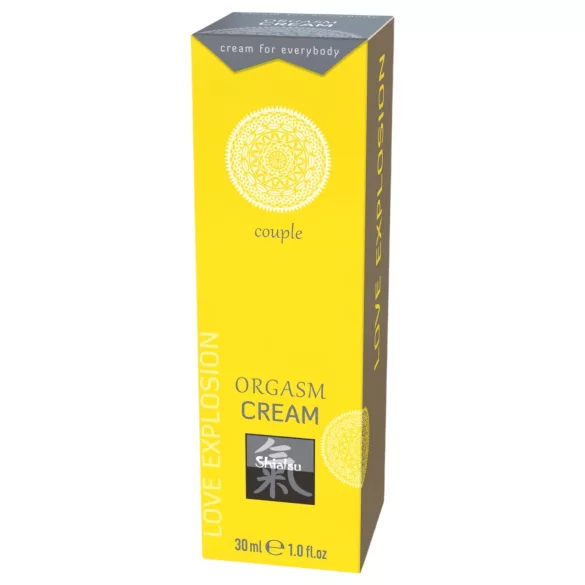HOT - Shiatsu Orgasm - unisex brnivý intimní krém (30 ml)