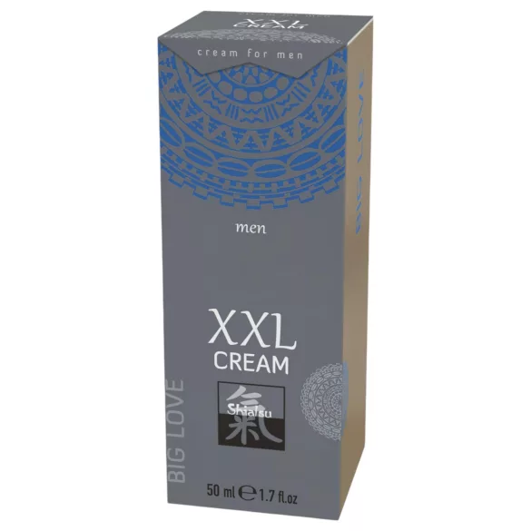 HOT Shiatsu XXL - stimulační hřejivý intimní krém pro muže - 50 ml