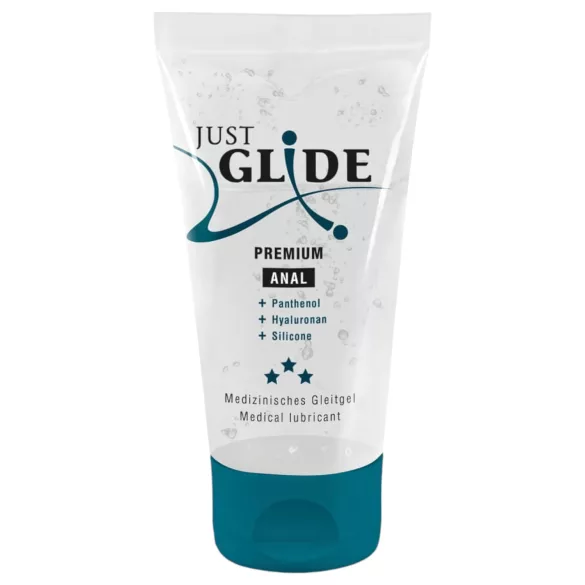 Just Glide - anální lubrikant - prémiový, vyživující - 50 ml