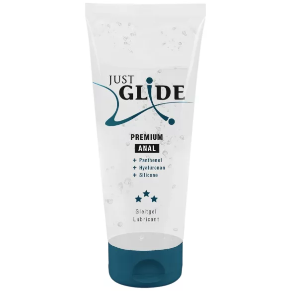 Just Glide - anální lubrikant - prémiový, výživný - 200ml
