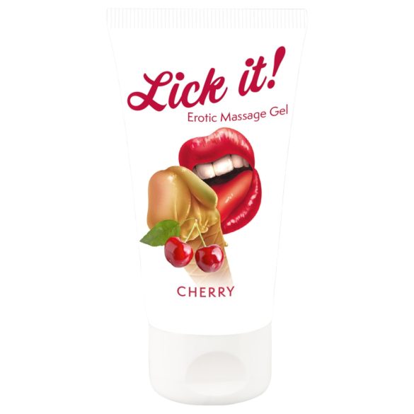 Lick it! - 2v1 jedlý lubrikant - třešeň (50 ml)