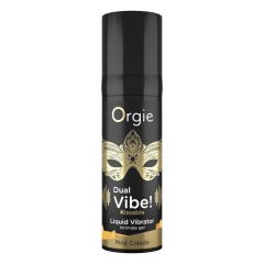 Orgie Dual Vibe! - tekutý vibrátor - Pinã Colada (15ml)