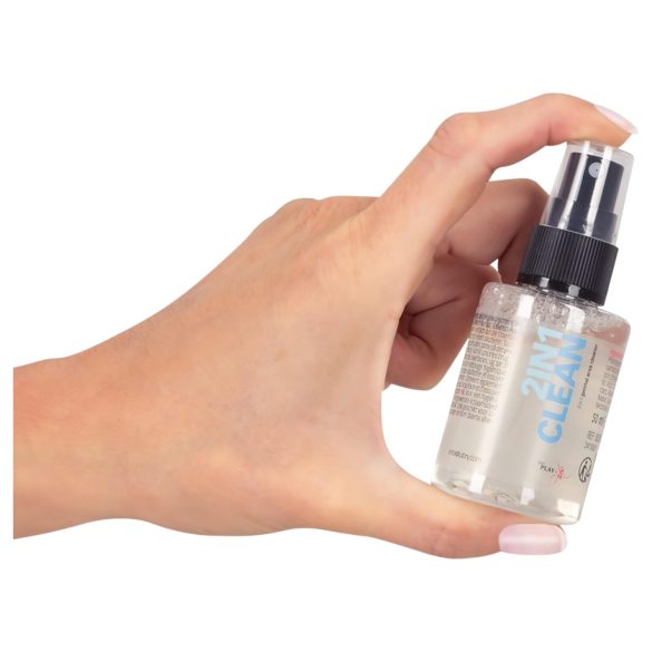 Just Play 2v1 Čistý - intimní a výrobkový čisticí sprej (50ml)