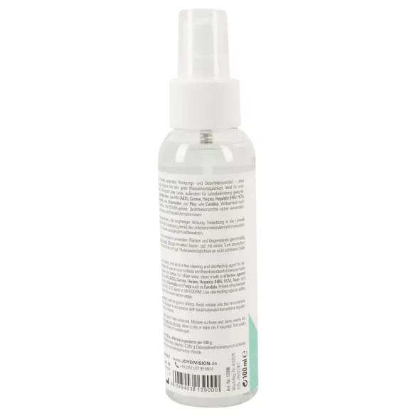 JoyDivision Clean Safe - dezinfekční a čisticí sprej - 100 ml
