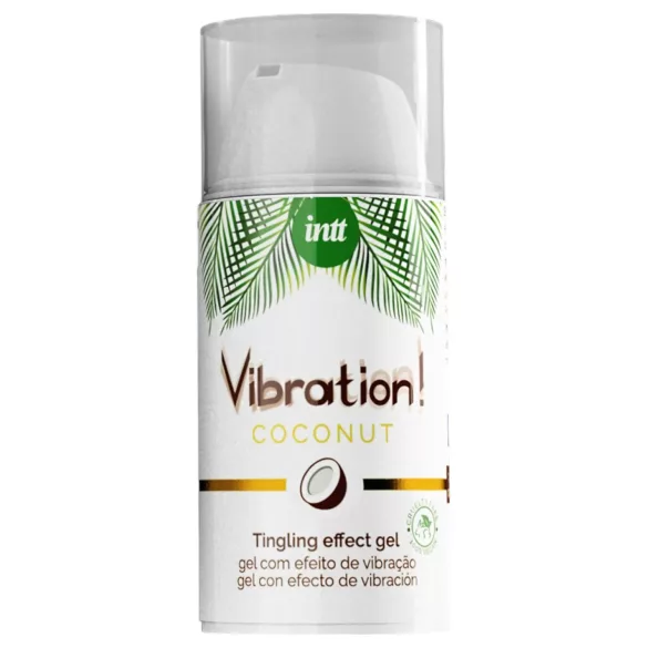 Intt Vibration! - tekutý vibrátor - kokos - 15 ml