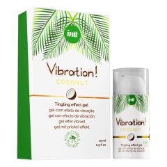 Intt Vibration! - tekutý vibrátor - kokos (15ml)