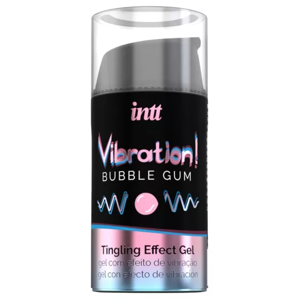 Intt Vibration! - tekutý vibrátor - žvýkačková příchuť - 15 ml