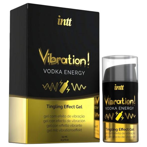 Intt Vibrace! - tekutý vibrátor - Vodka Energy (15ml)