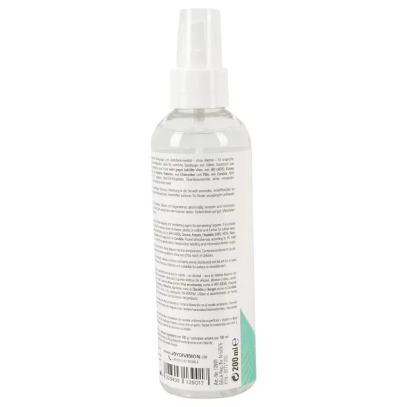 JoyDivision Clean Safe - dezinfekční a čisticí sprej - 200 ml