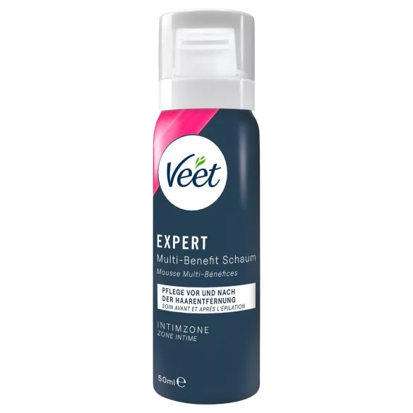 Veet - intimní depilační krém a hydratační pěna pro ženy (2×50 ml)
