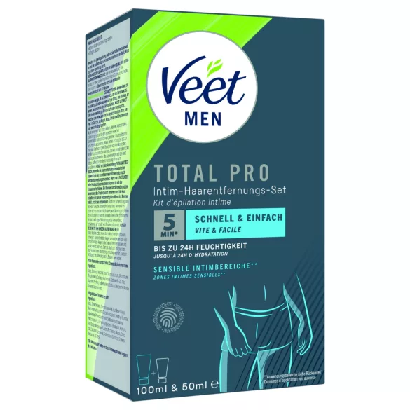 Veet - intimní depilační krém a balzám pro muže (100 ml + 50 ml)