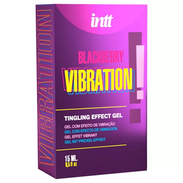 Intt Vibration! - tekutý vibrátor - ostružina - 15 ml