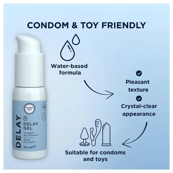 Mister Size - gel na oddálení ejakulace - 50 ml