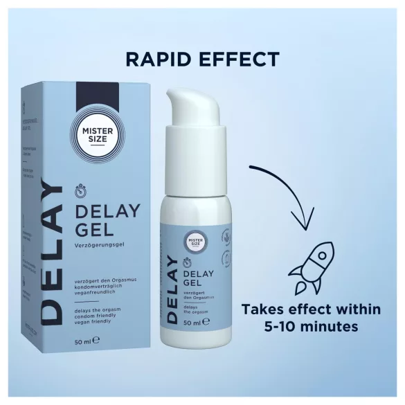 Mister Size - gel na oddálení ejakulace - 50 ml