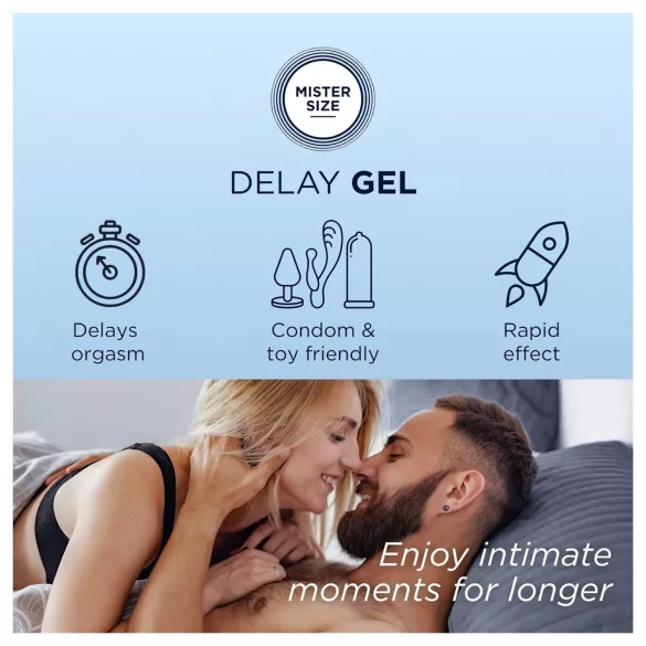 Mister Size - gel na oddálení ejakulace - 50 ml