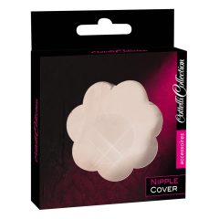   Cottelli Nipple Cover - náplast na bradavky ve tvaru kvítku (tělová barva) - 12ks