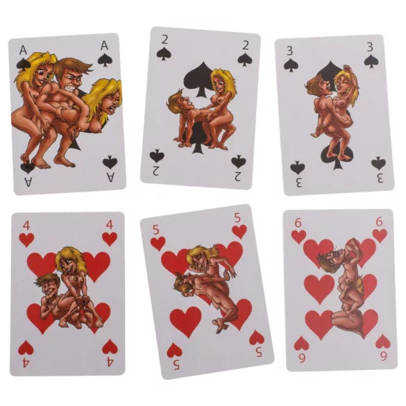 Kama Sutra - erotické hrací karty - 54 kusů
