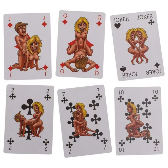 Kama Sutra - erotické hrací karty - 54 kusů