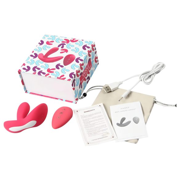 Cotoxo Saddle - dálkový ovladač, prostatový vibrátor (červený)