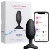 Lovense Hush 2 S - anální vibrátor ovládaný aplikací (38 mm, černý)