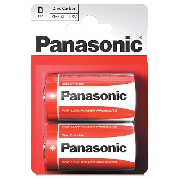 Panasonic - baterie R14 C - balení 2 ks