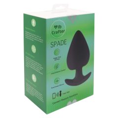   LP Spade - chytrý, dobíjecí, vodotěsný anální vibrátor (černý)