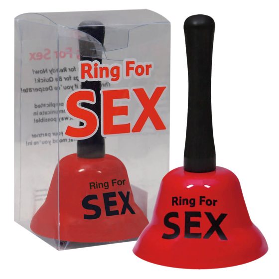 OOTB Ring for Sex - zvonek na sex (červeno-černý)